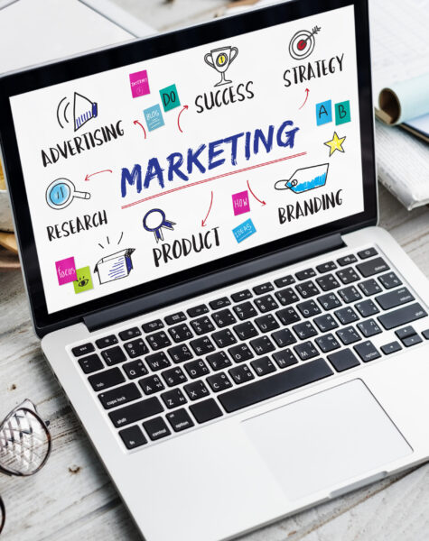 Marketing Ideas Share Research Planning Concept